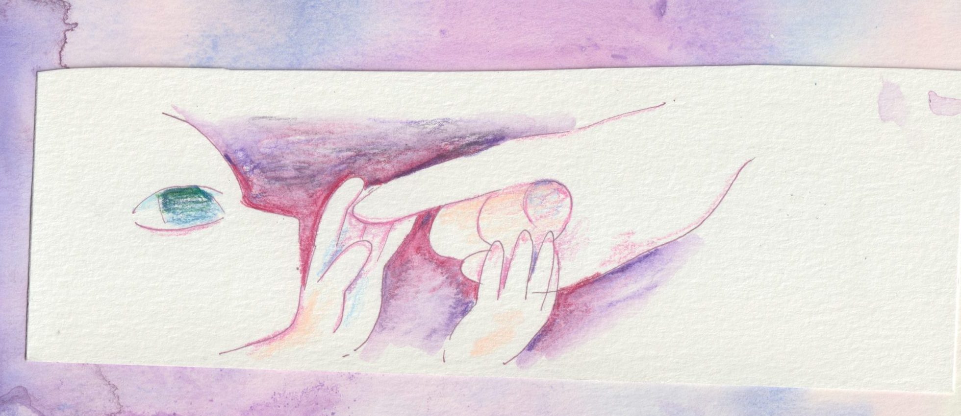 顔の真正面に指を突き付けられている人